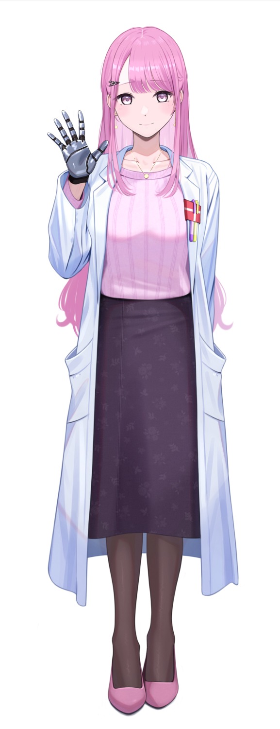 inaka_44, mecha_musume, pantyhose, sweater