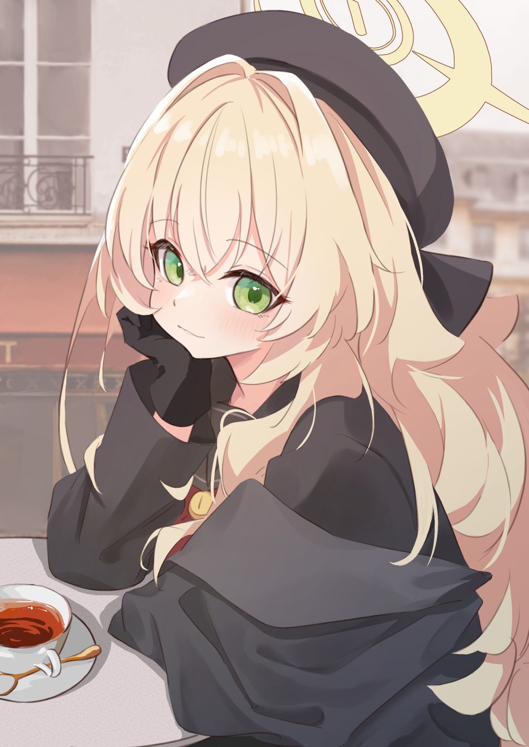 blue_archive, halo, professor_niyaniya, seifuku, yakurope-moko
