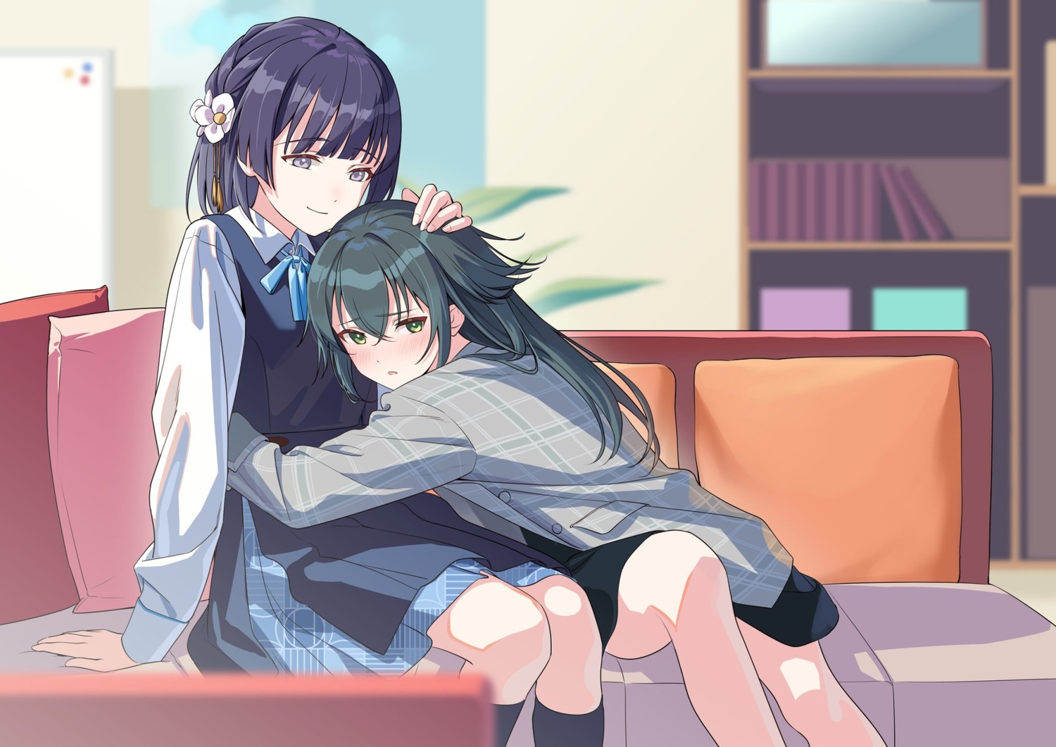 gakuen_idolm@ster, hataya_misuzu, mugugu, seifuku, the_idolm@ster, tsukimura_temari, yuri