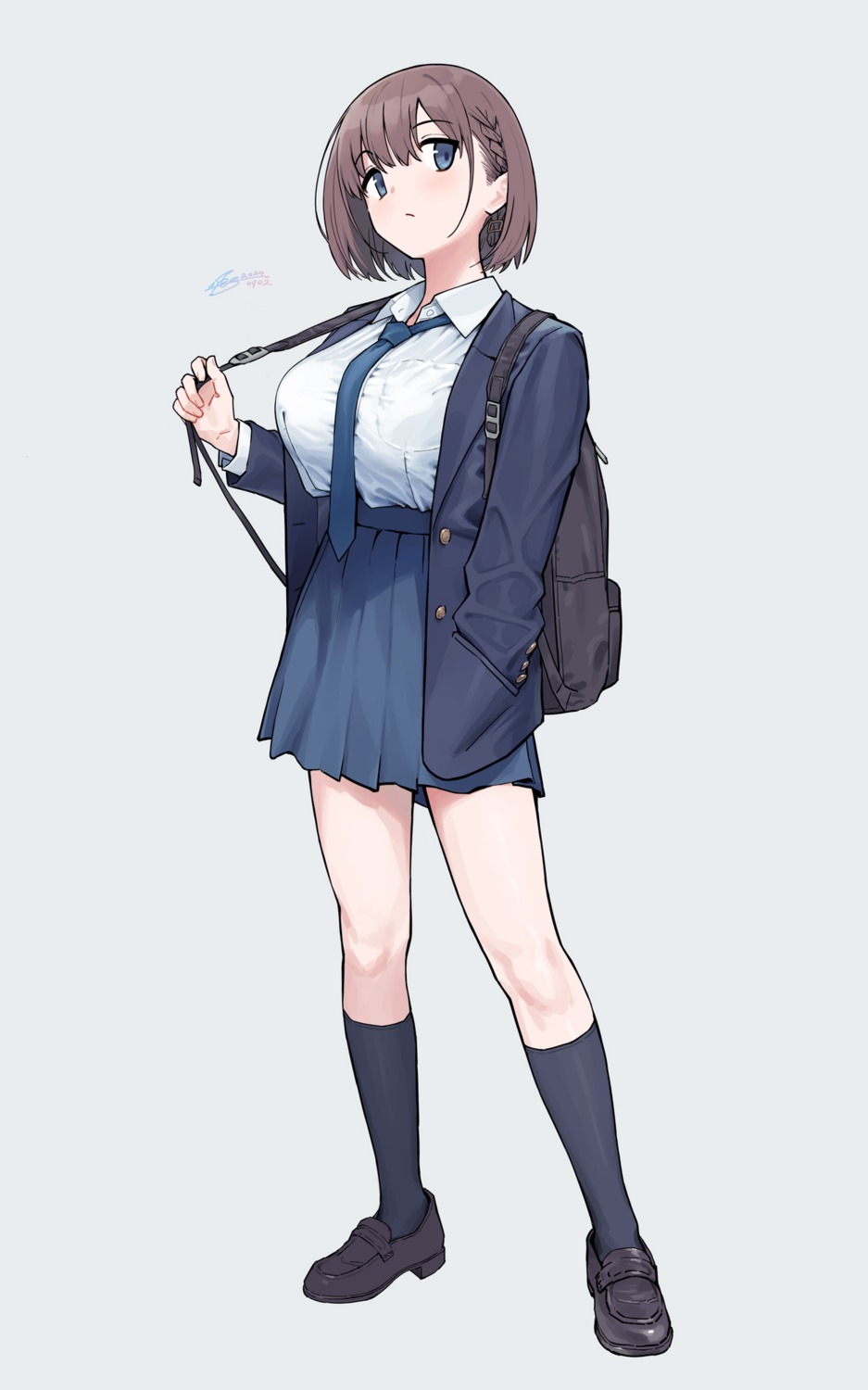 ai-chan_(getsuyoubi_no_tawawa), getsuyoubi_no_tawawa, kaedeko_(kaedelic), seifuku