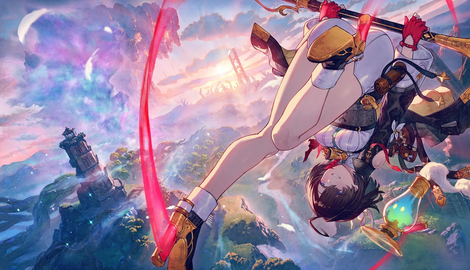 atelier, atelier_yumia, benitama, flammi, gun, heels, koei_tecmo, yumia_liessfeldt