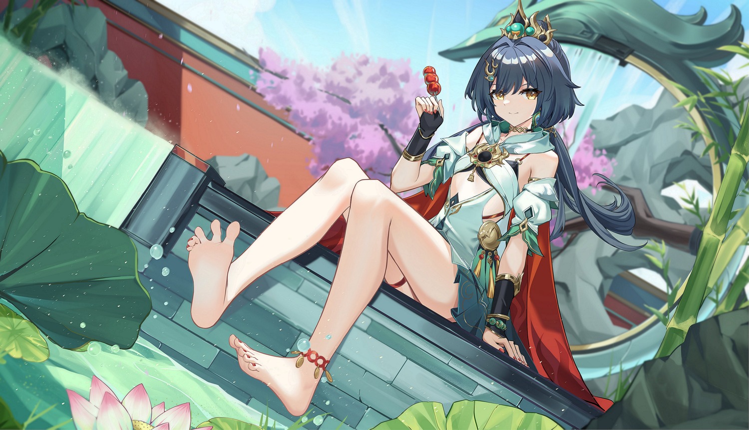 asian_clothes, czk, garter, honkai:_star_rail, yunli
