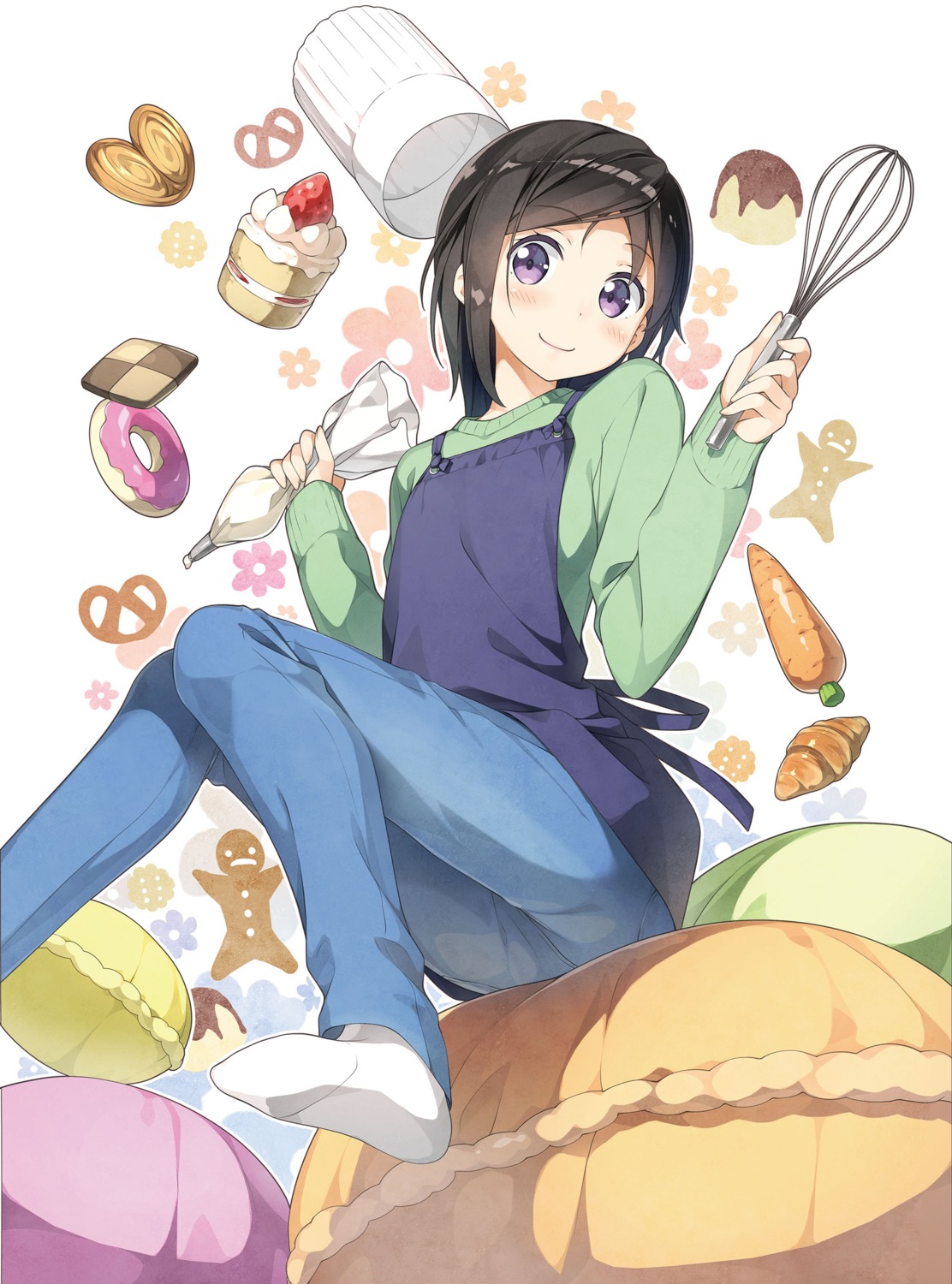 hashima_chihiro, imouto_sae_ireba_ii., kantoku, sweater