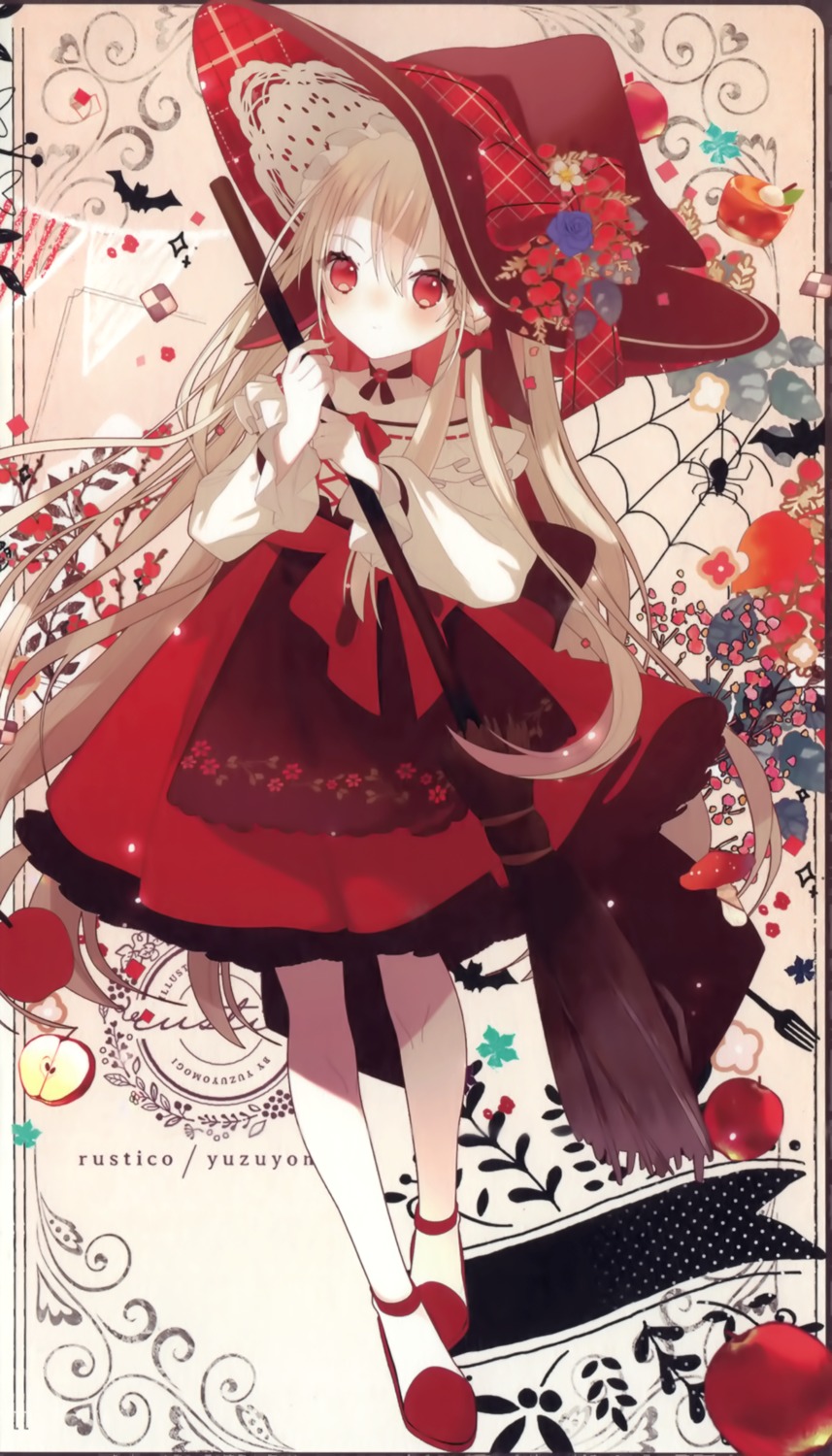 rustico, skirt_lift, witch, yuzuyomogi
