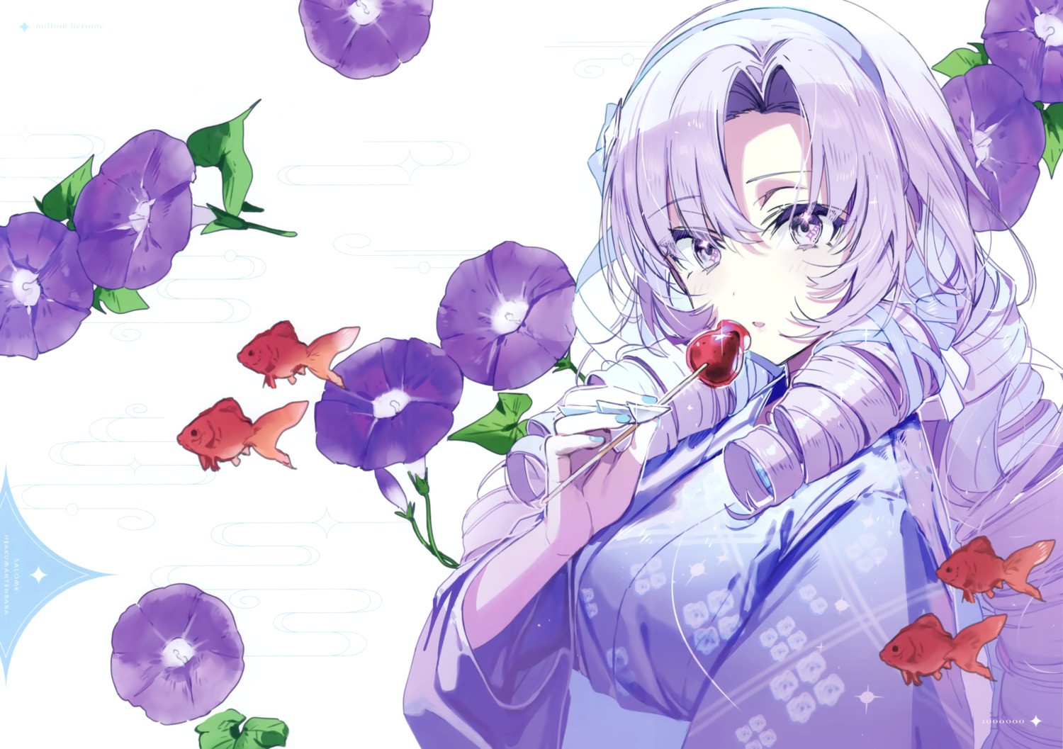 attaka_taoru, hyakumantenbara_salome, nijisanji, wata_(attaka_taoru), yukata
