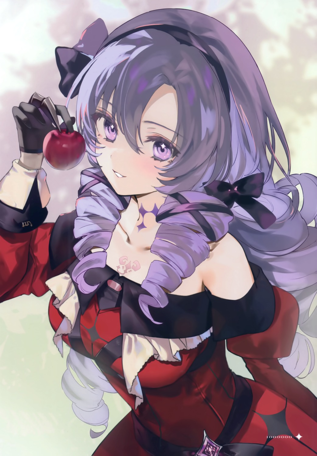 attaka_taoru, dress, hyakumantenbara_salome, kanda_done, nijisanji, tattoo