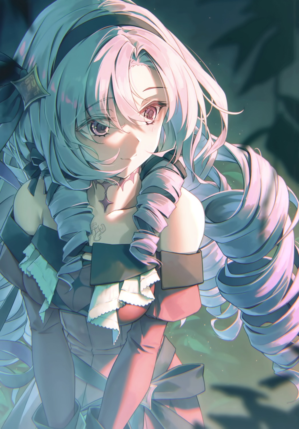 777-arts, dress, hyakumantenbara_salome, nablack, nijisanji, tattoo