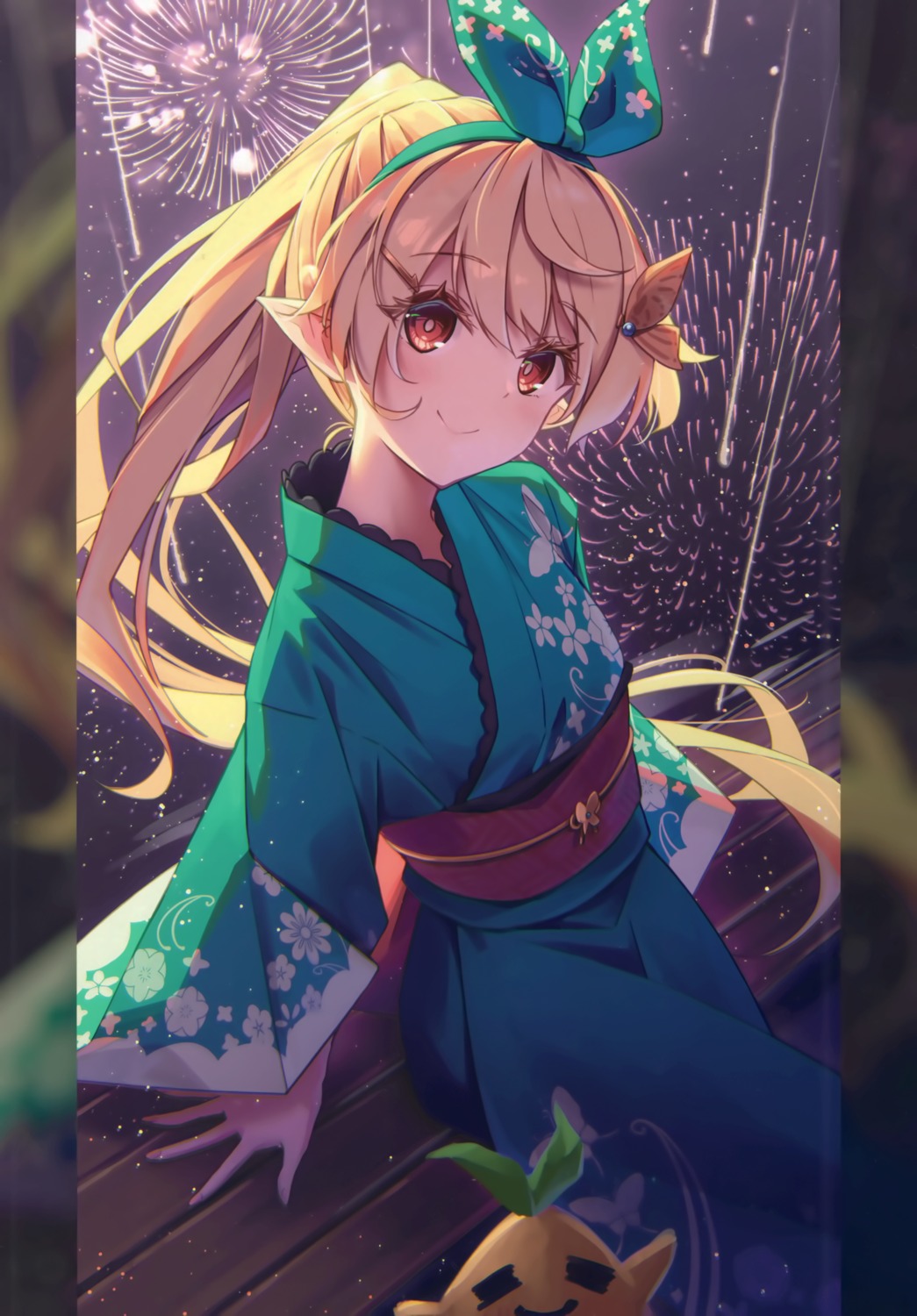777-arts, nablack, nijisanji, nijisanji_en, pointy_ears, pomu_rainpuff, yukata