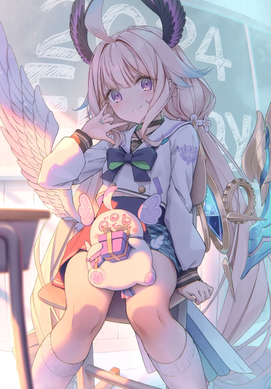 777-arts, enna_alouette, nablack, nijisanji, nijisanji_en, seifuku, wings