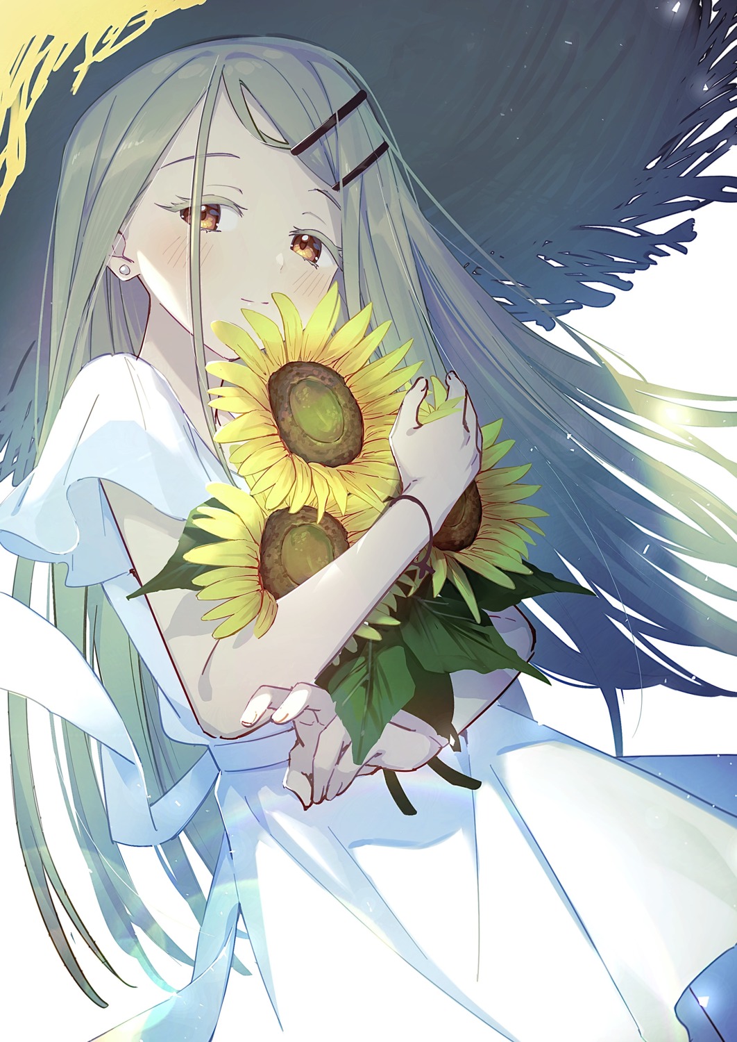 dress, gakuen_idolm@ster, shinosawa_hiro, summer_dress, tamago_sando, the_idolm@ster