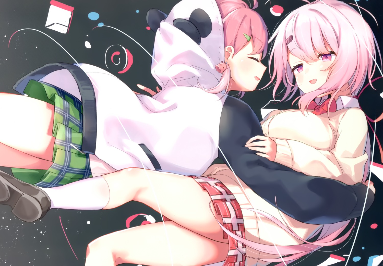 animal_ears, kasokuiki, ksk_(kasokuiki), nijisanji, nijisanji_gamers, sasaki_saku, seifuku, shiina_yuika