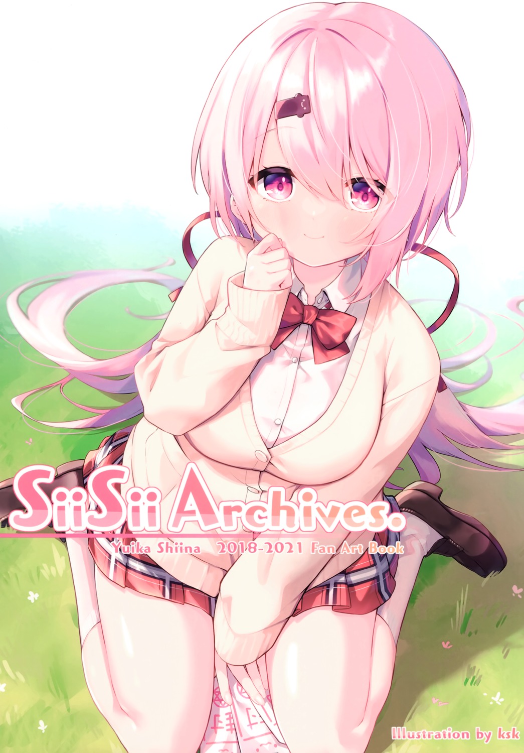kasokuiki, ksk_(kasokuiki), nijisanji, nijisanji_gamers, seifuku, shiina_yuika, sweater