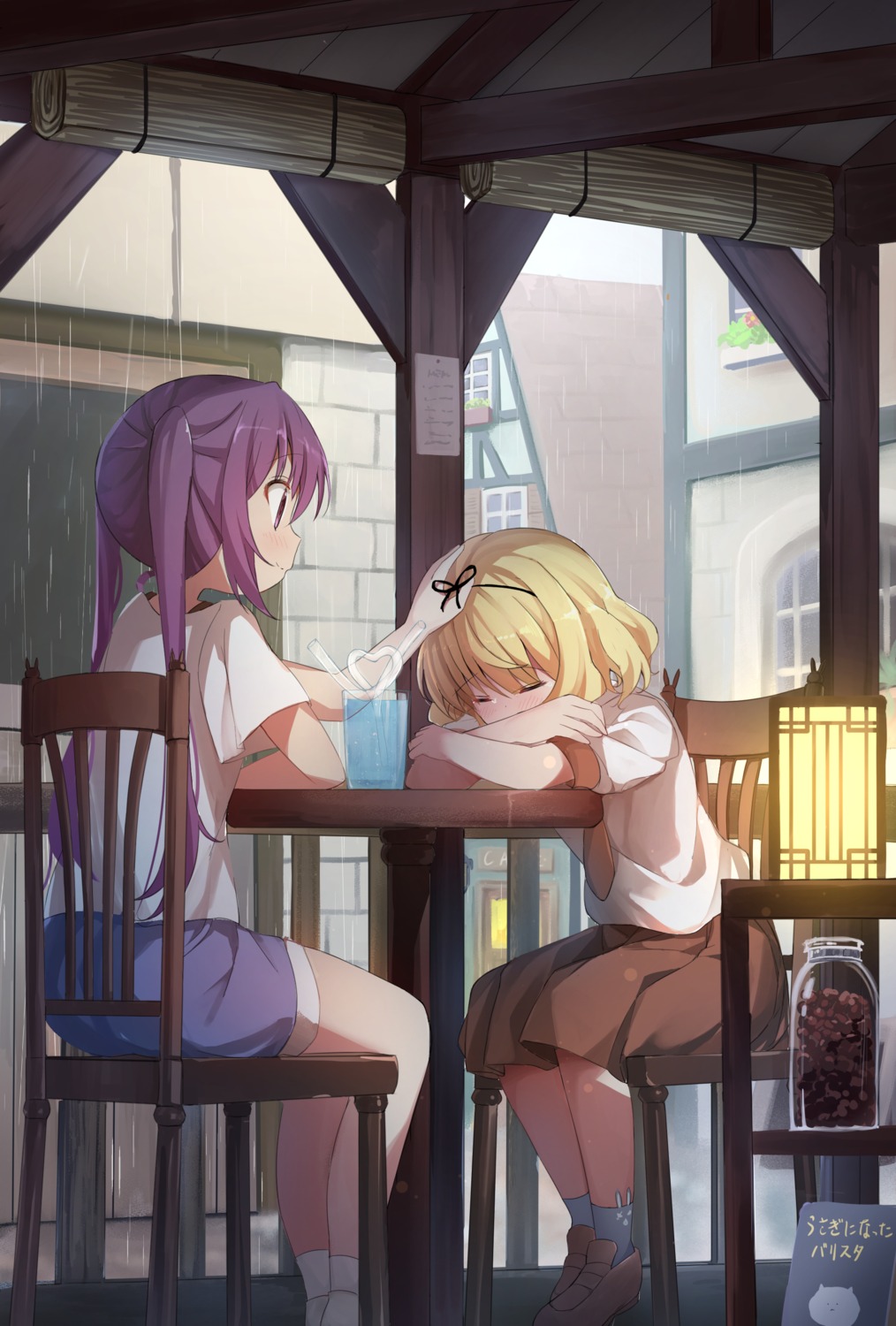 gochuumon_wa_usagi_desu_ka?, kirima_sharo, seifuku, stick_jitb, tedeza_rize