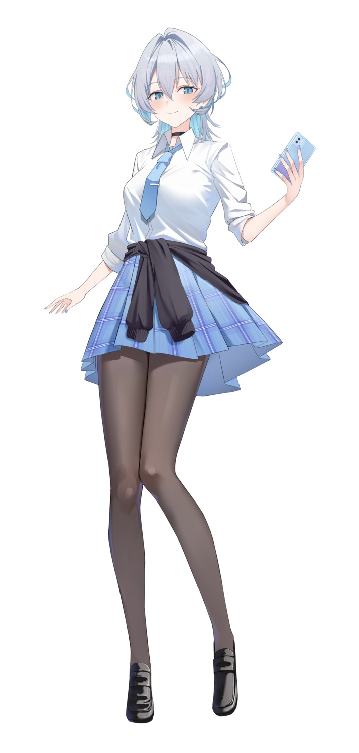 hanamaru_tsubaki, pantyhose, seifuku