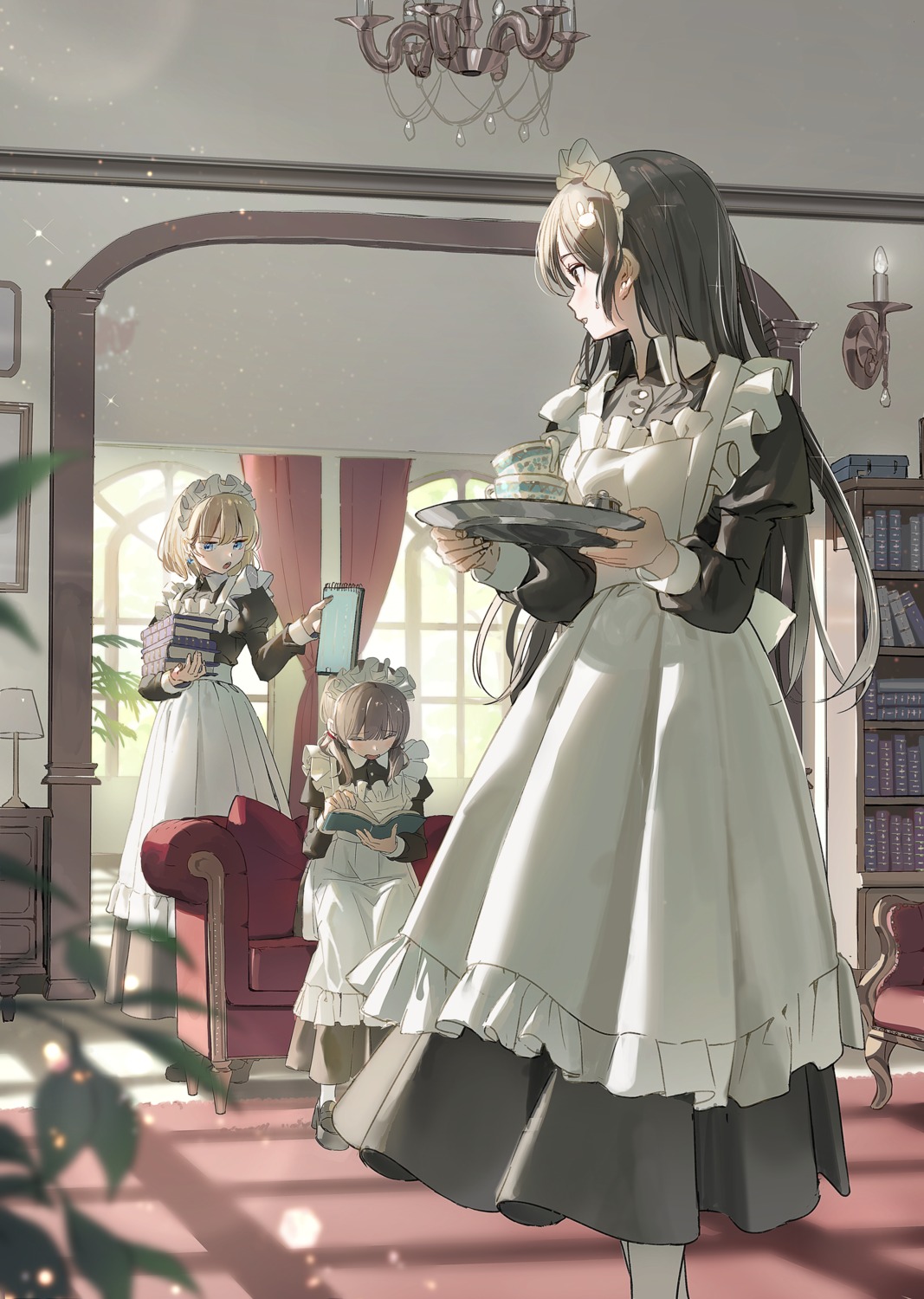 maid, pantyhose, shii_(kairi-t-k0317)