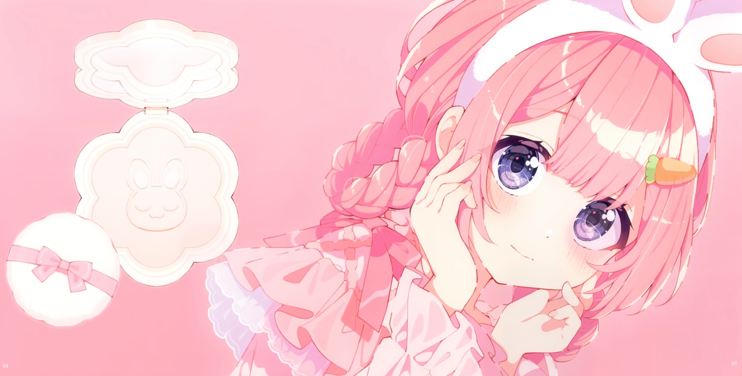 animal_ears, antique., bunny_ears, mamyouda, nijisanji, suou_sango