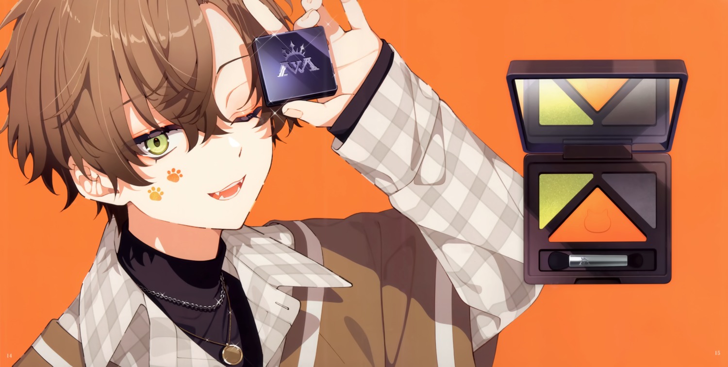 alban_knox, antique., male, mamyouda, nijisanji, nijisanji_en, tattoo