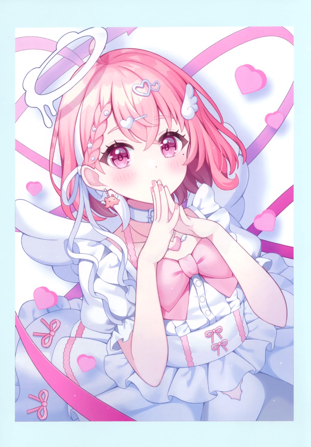 angel, dress, kyoka, kyokanchi, nijisanji, nijisanji_gamers, sasaki_saku, wings