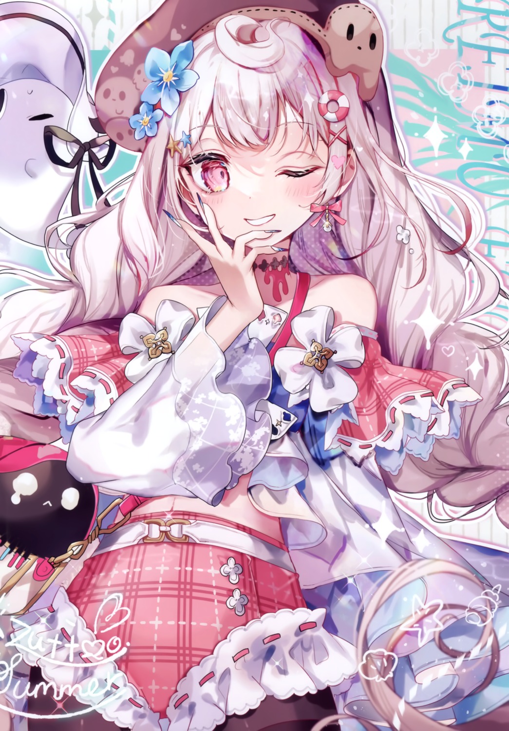 chat_perche, endou_reimu, kokouta_nanatsu, nijisanji, nijisanji_en, no_bra, pantyhose