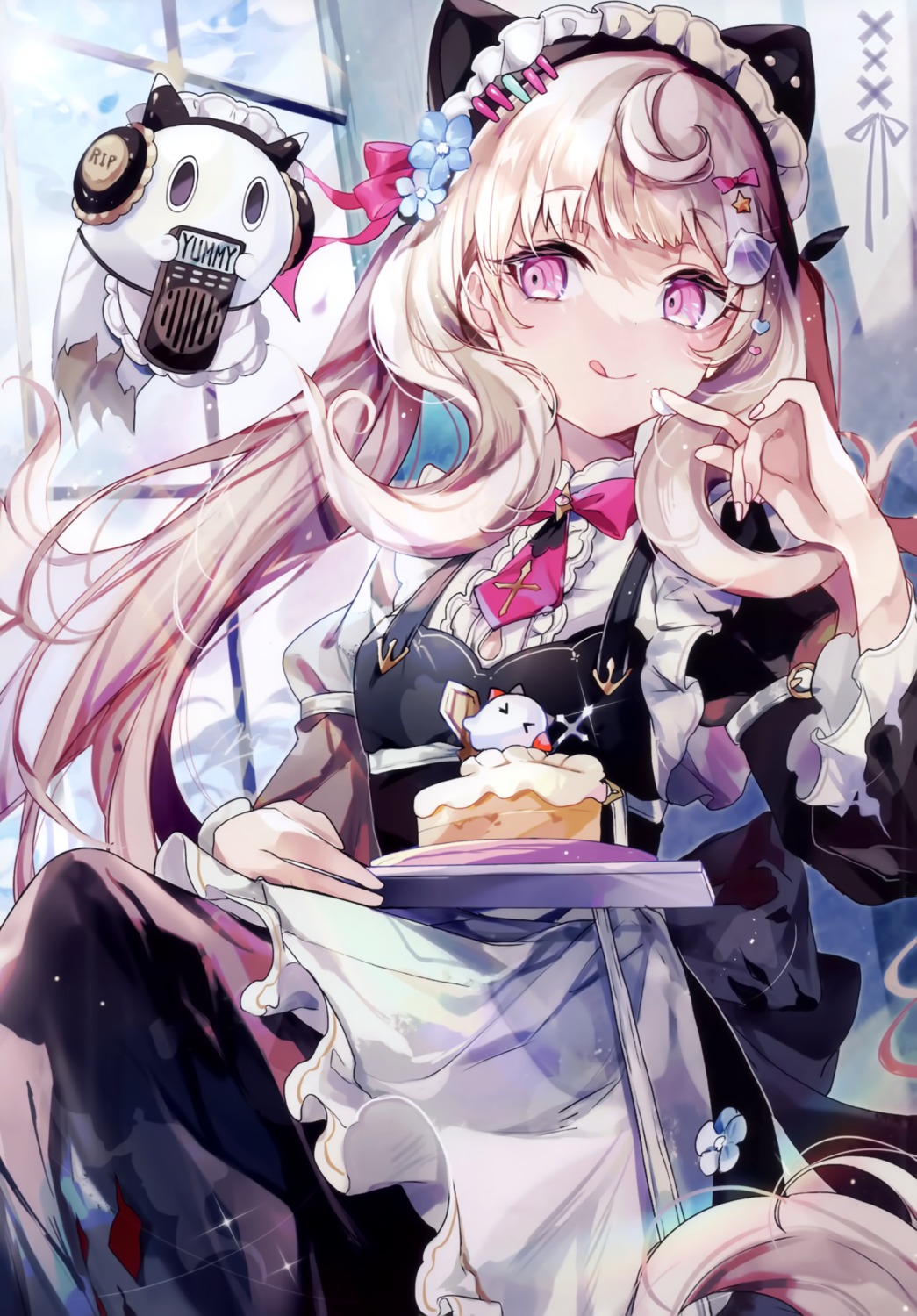 animal_ears, chat_perche, endou_reimu, kokouta_nanatsu, maid, nekomimi, nijisanji, nijisanji_en