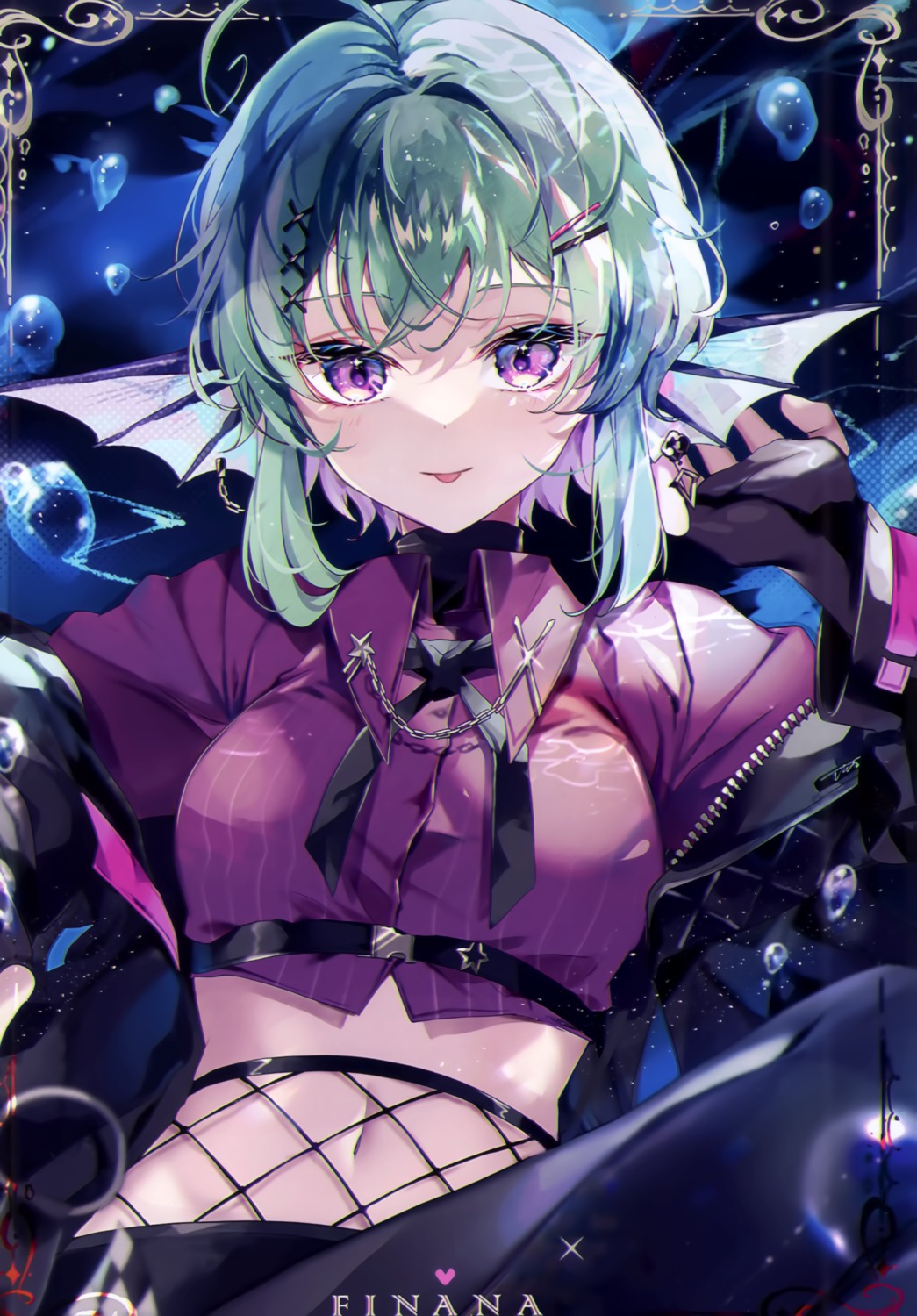 chat_perche, fishnets, kokouta_nanatsu, nijisanji, nijisanji_en, pantyhose, ryuuguu_finana