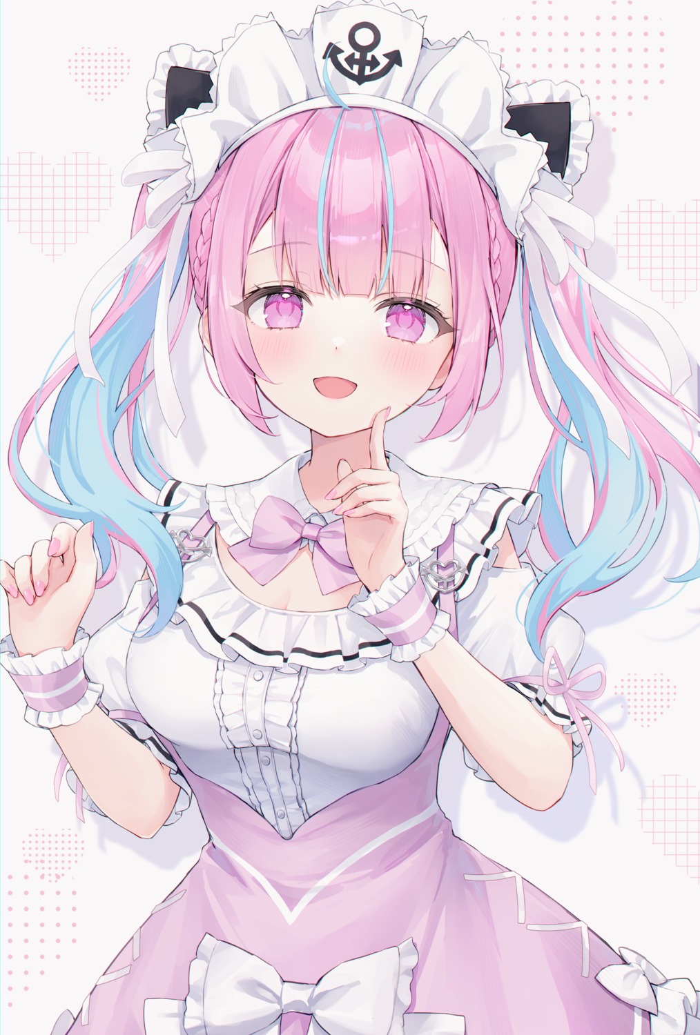 hololive, maid, minato_aqua, shano_hiyori