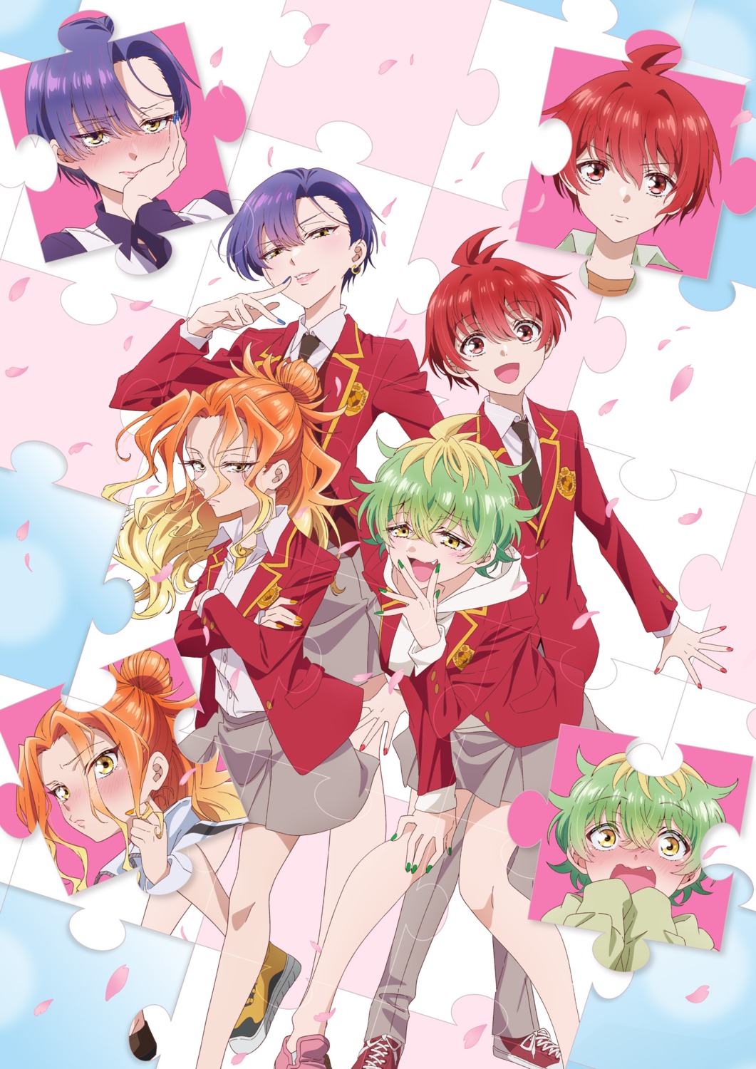 ayase_yuu_(mikadono_sanshimai), mikadono_kazuki, mikadono_miwa, mikadono_niko, mikadono_sanshimai_wa_angai_choroi., seifuku, tagme