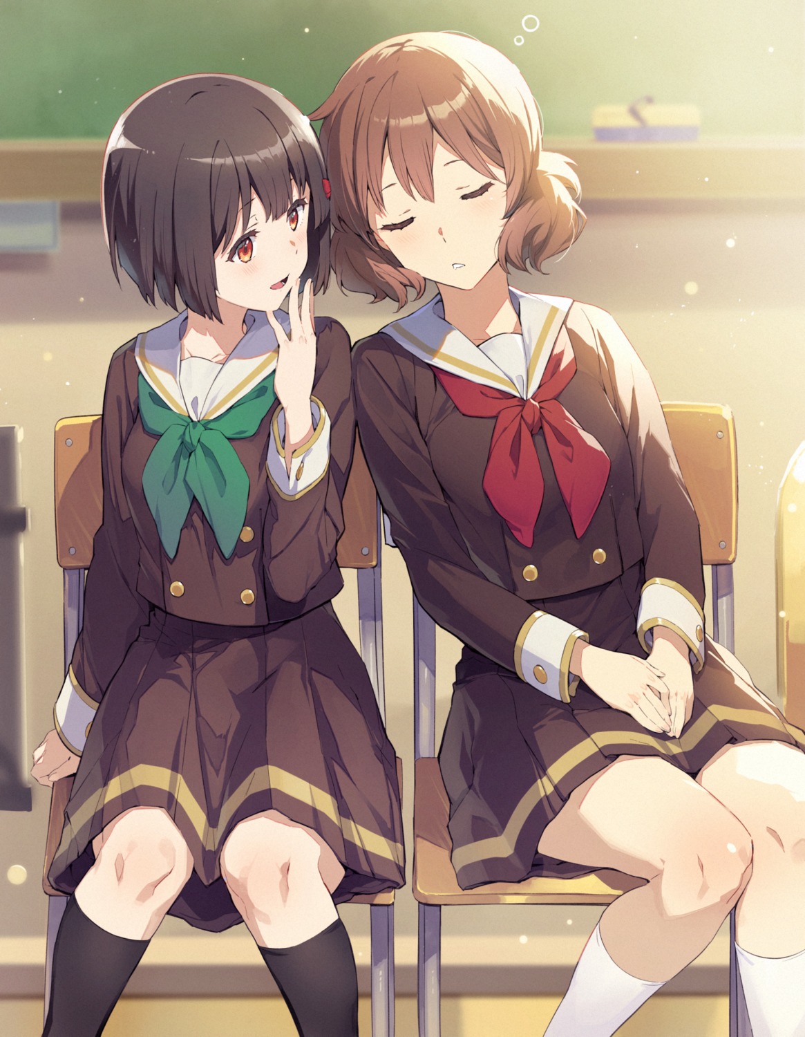 3s_(tarariko), hibike!_euphonium, hisaishi_kanade, oumae_kumiko, seifuku