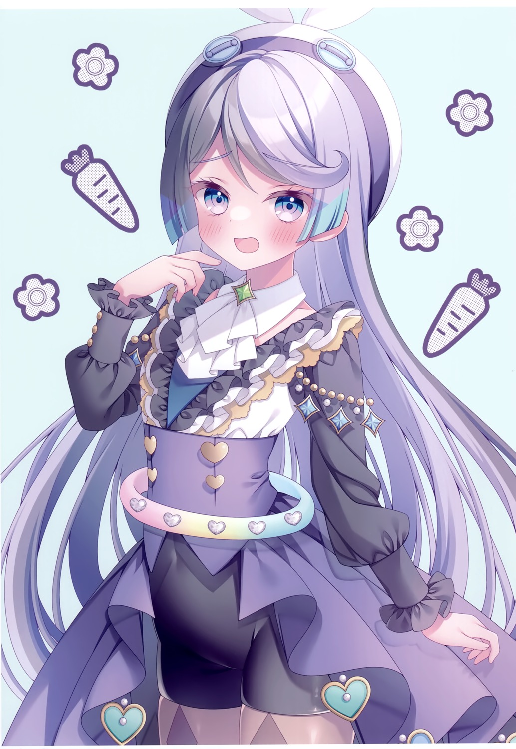 animal_ears, bunny_ears, carron, kotori_no_shokuji, pantyhose, pretty_series, puu_(kotori_no_shokuji), uniform