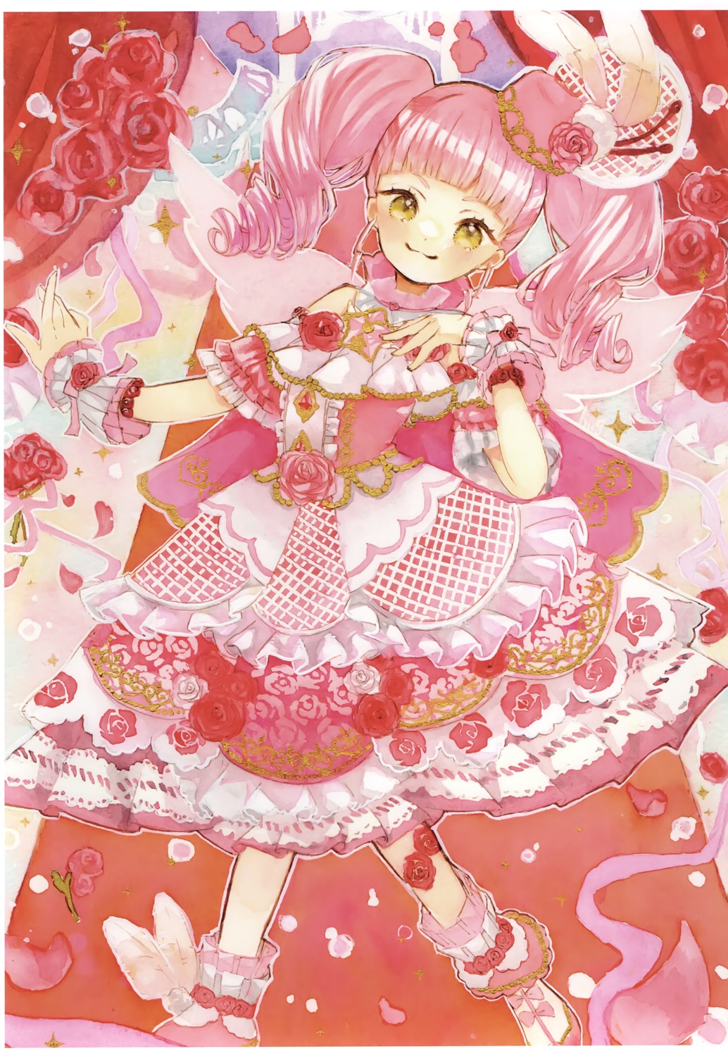 akagi_anna, dress, hug_daifuku, kiratto_pri_chan, kotori_no_shokuji, pretty_series, wings