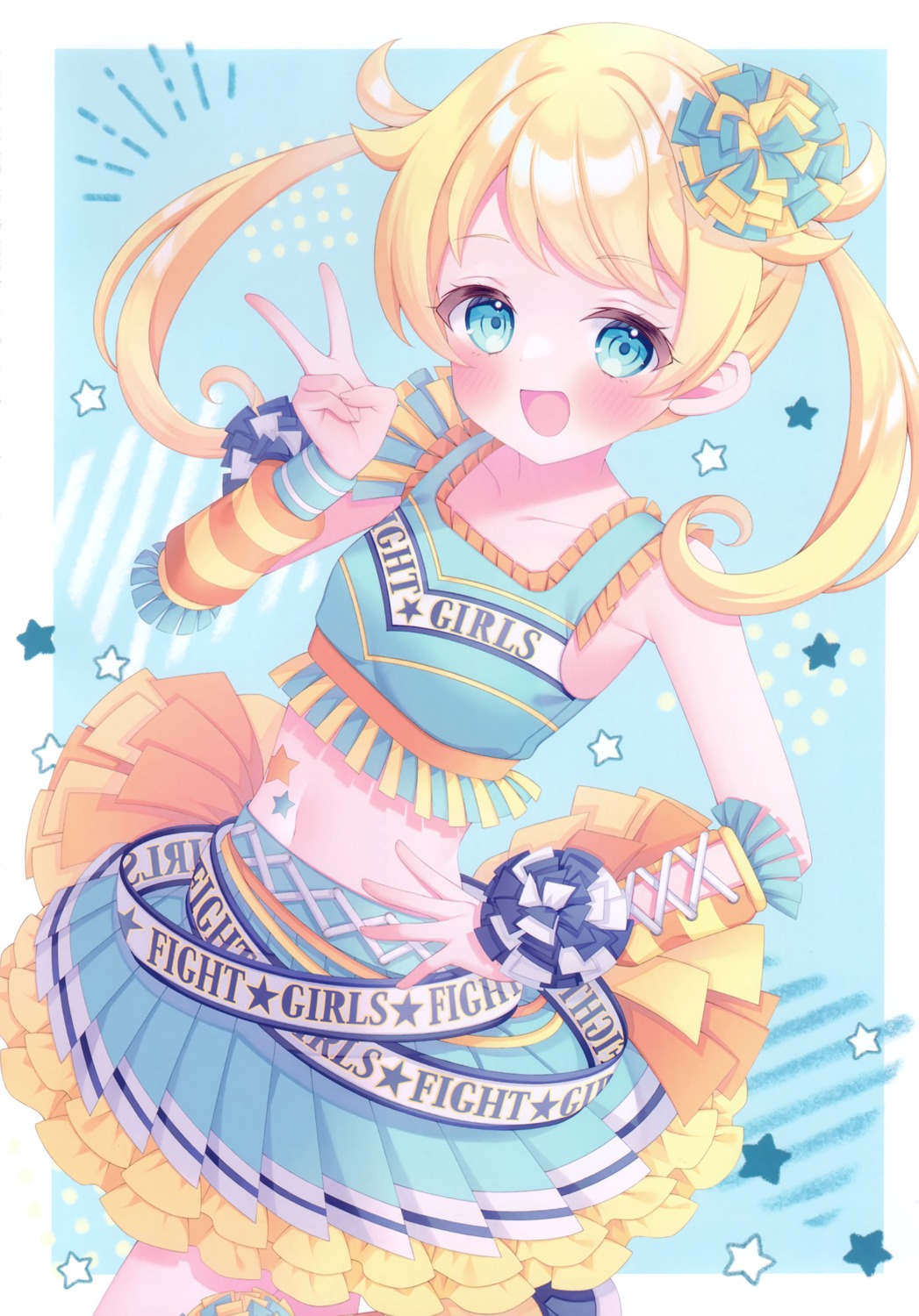 cheerleader, kiratto_pri_chan, kotori_no_shokuji, moegi_emo, pretty_series, puu_(kotori_no_shokuji), tattoo