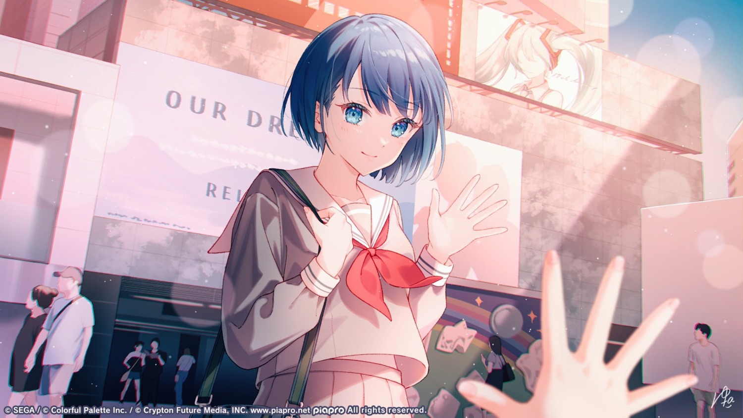 kiritani_haruka, project_sekai, sega, seifuku, tada_no_yukiko, wallpaper