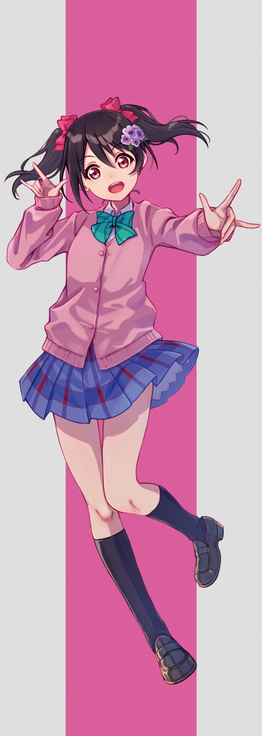 love_live!, love_live!_(series), macken, seifuku, skirt_lift, sweater, yazawa_nico
