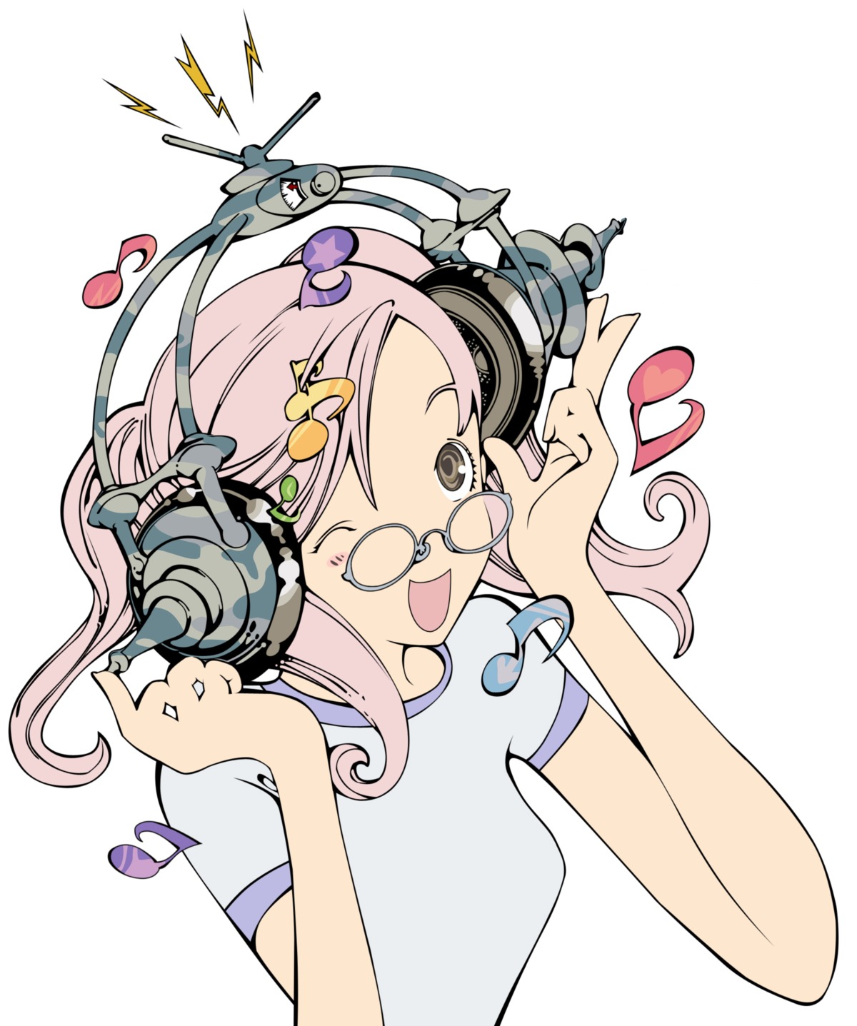 air_gear, headphones, megane, noyamano_ringo, oh!_great, vector_trace