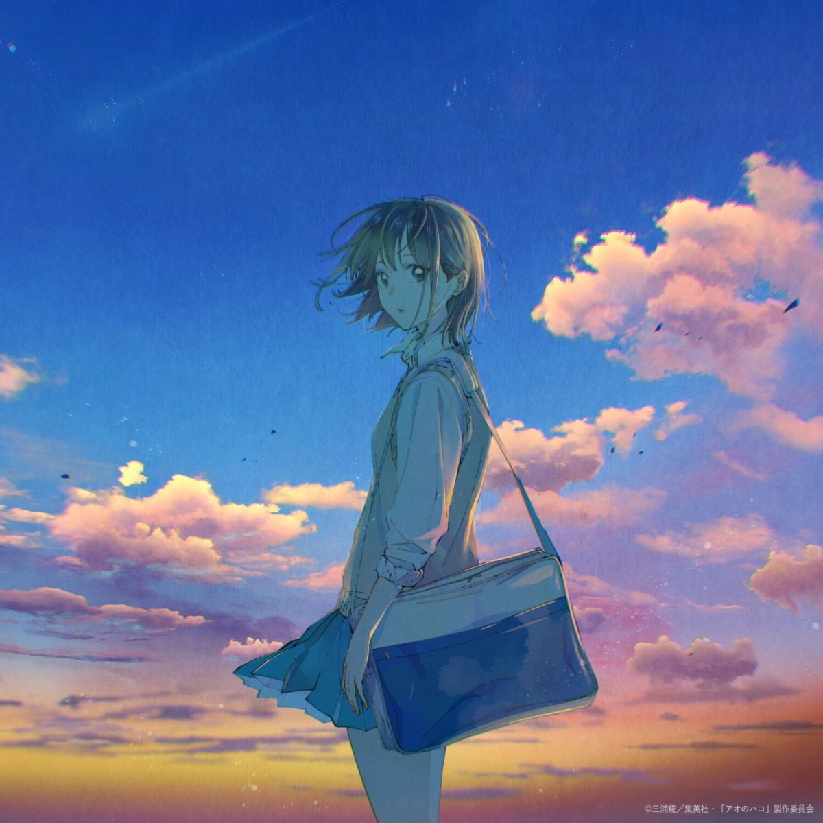 ao_no_hako, kano_chinatsu, seifuku, skirt_lift, sweater, tagme