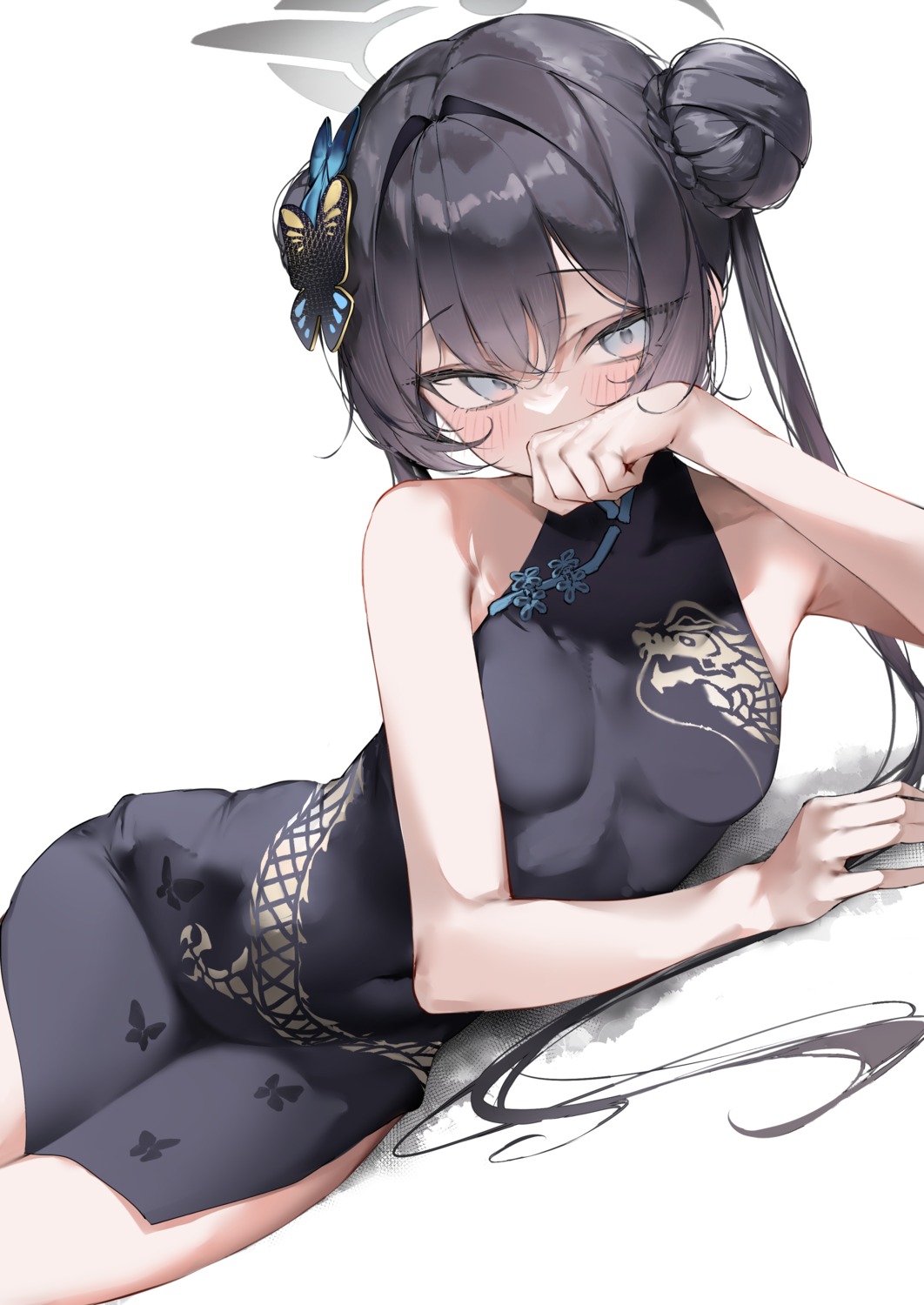 blue_archive, chinadress, halo, pepq, ryuuge_kisaki