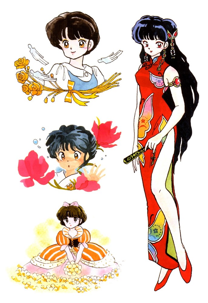 chinadress, genderswap, ranma_½, saotome_ranma, shampoo, takahashi_rumiko, tendou_akane