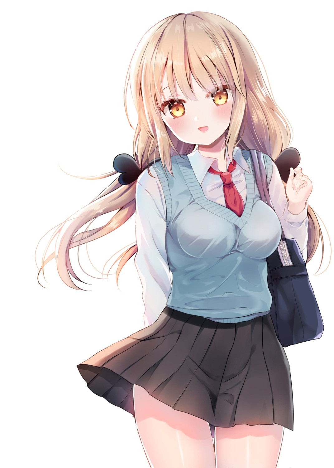 seifuku, shiwasu_horio, skirt_lift, sweater
