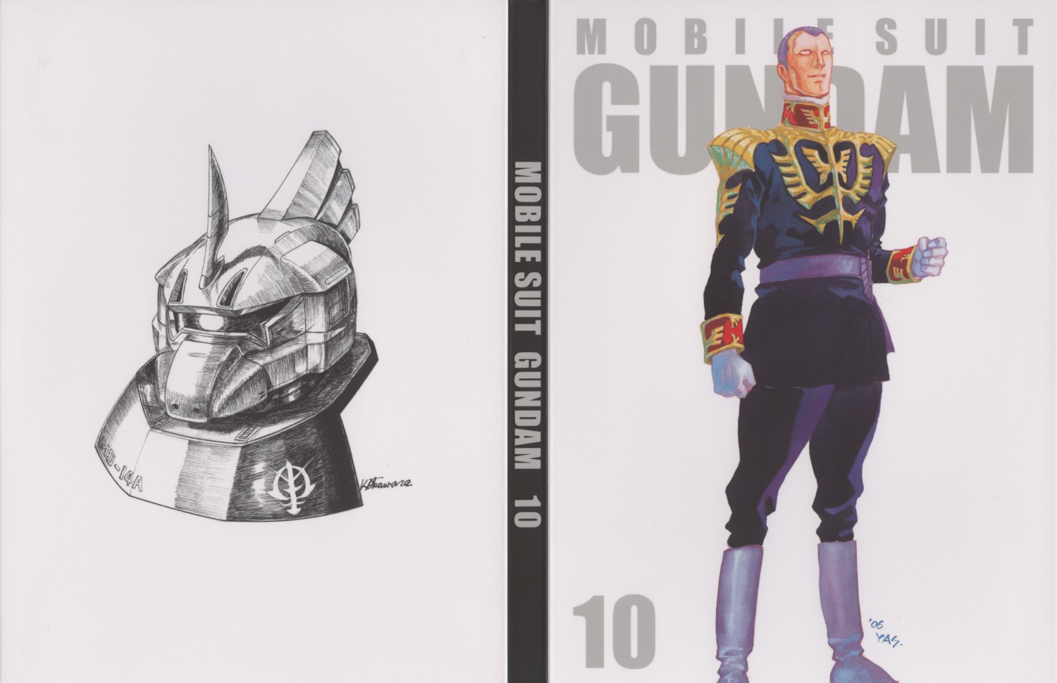 disc_cover, gihren_zabi, gundam, male, mobile_suit_gundam, okawara_kunio, yasuhiko_yoshikazu