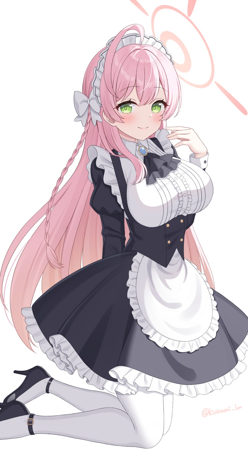 blue_archive, futaba_kurumi, halo, heels, maid, urawa_hanako