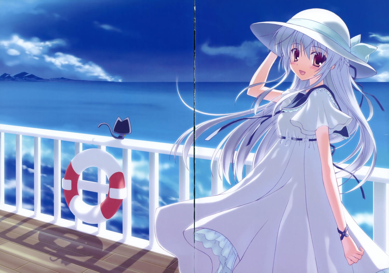 dress, gap, nanao_naru, neko, poteneko, summer_dress