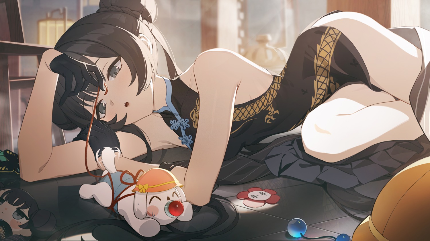 blue_archive, chinadress, no_bra, ryuuge_kisaki, zhiyan_li