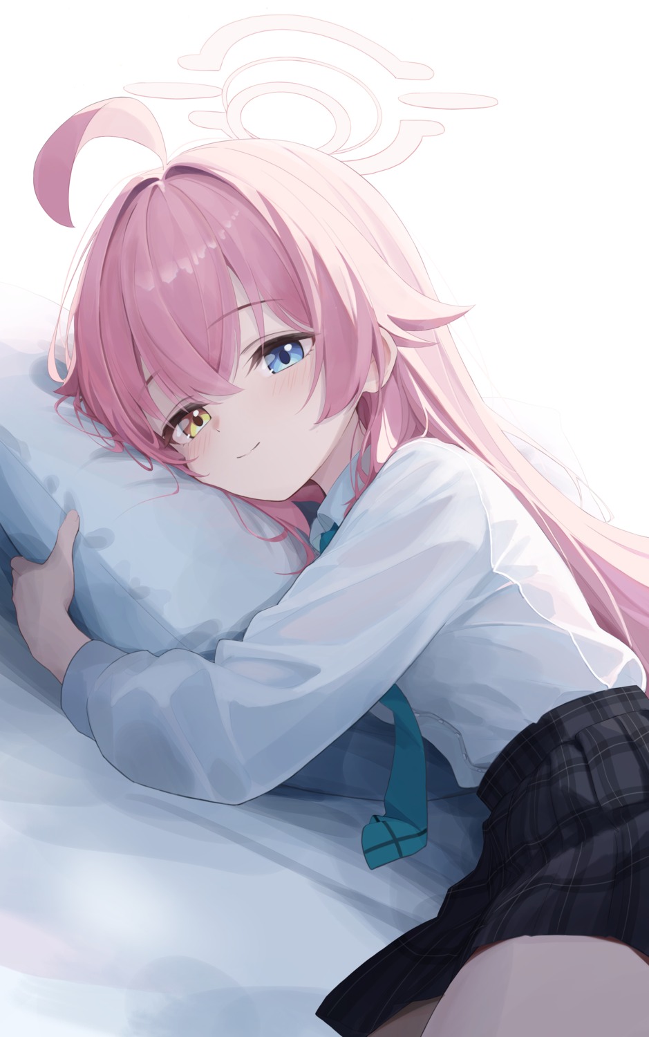 blue_archive, dixo_(user_srff3835), halo, heterochromia, seifuku, takanashi_hoshino