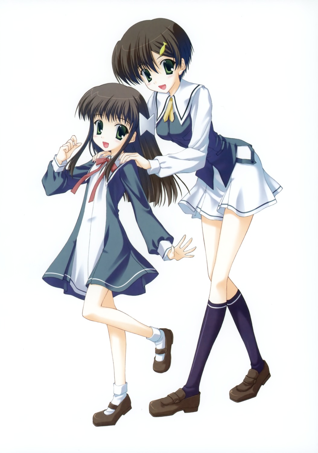 ishizuki_koyori, ishizuki_mana, nanao_naru, seifuku, sola