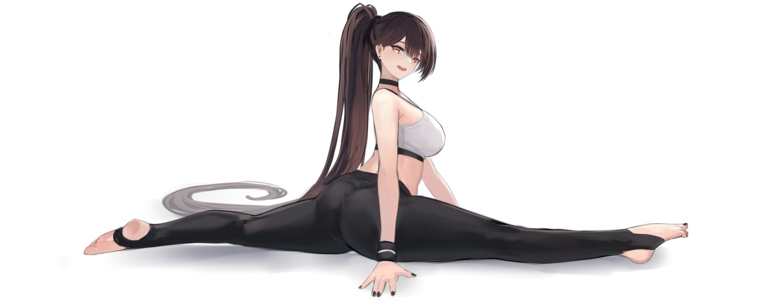 ass, azur_lane, bra, chiyu1182, sketch, zuikaku_(azur_lane)