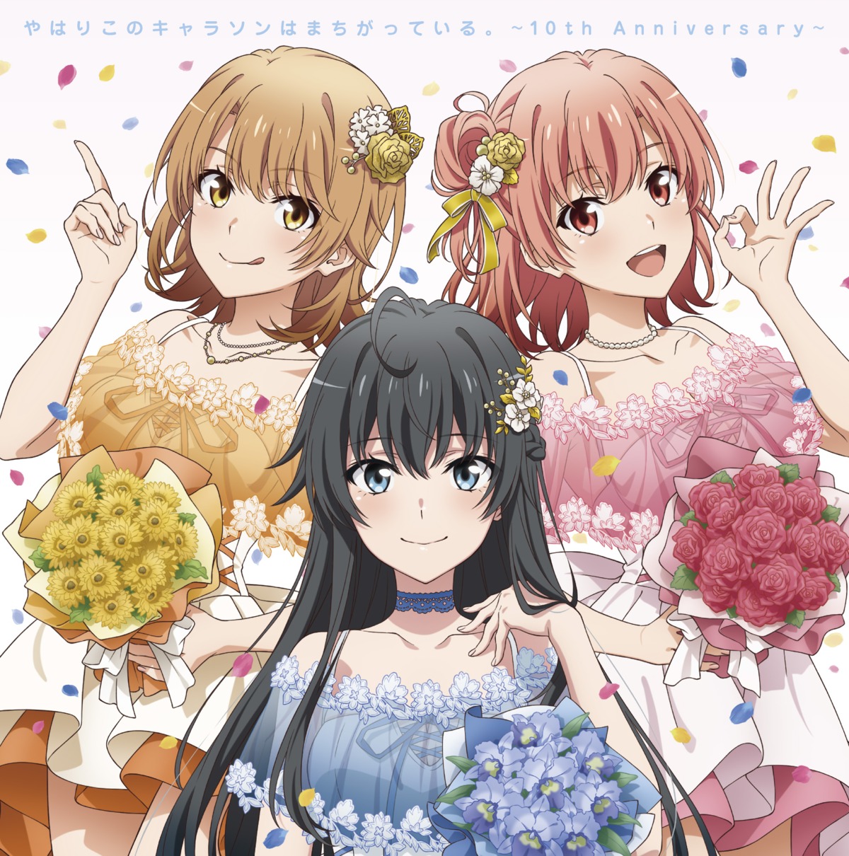disc_cover, dress, isshiki_iroha, see_through, tagme, yahari_ore_no_seishun_lovecome_wa_machigatteiru., yuigahama_yui, yukinoshita_yukino