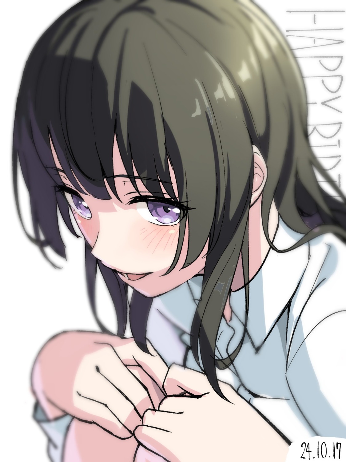 bang_dream!, bang_dream!_episode_of_roselia, dress_shirt, nobusawa_osamu, shirokane_rinko, sketch