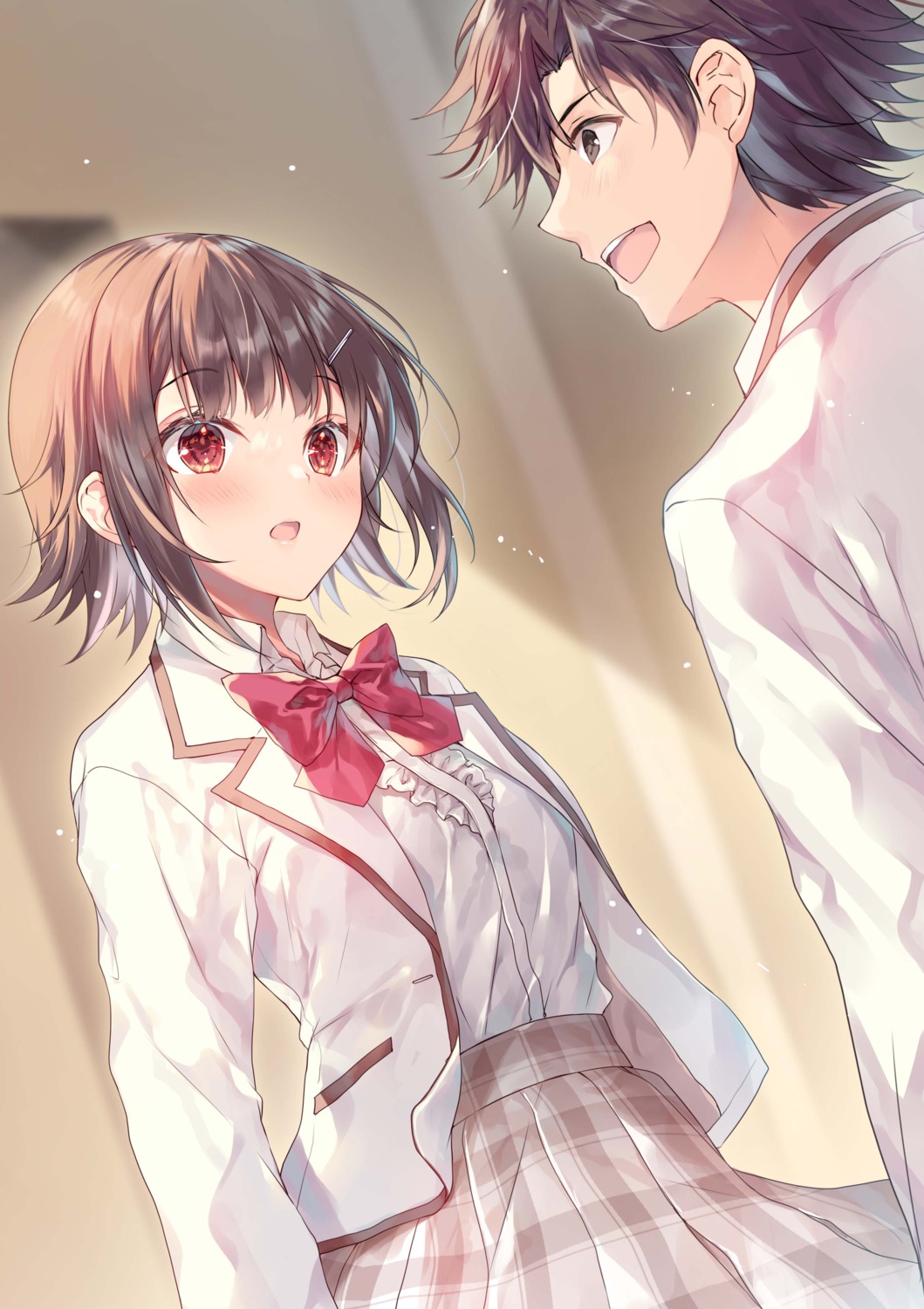 asahi_karen, miwabe_sakura, saijo_no_osewa, seifuku, tomonari_itsuki