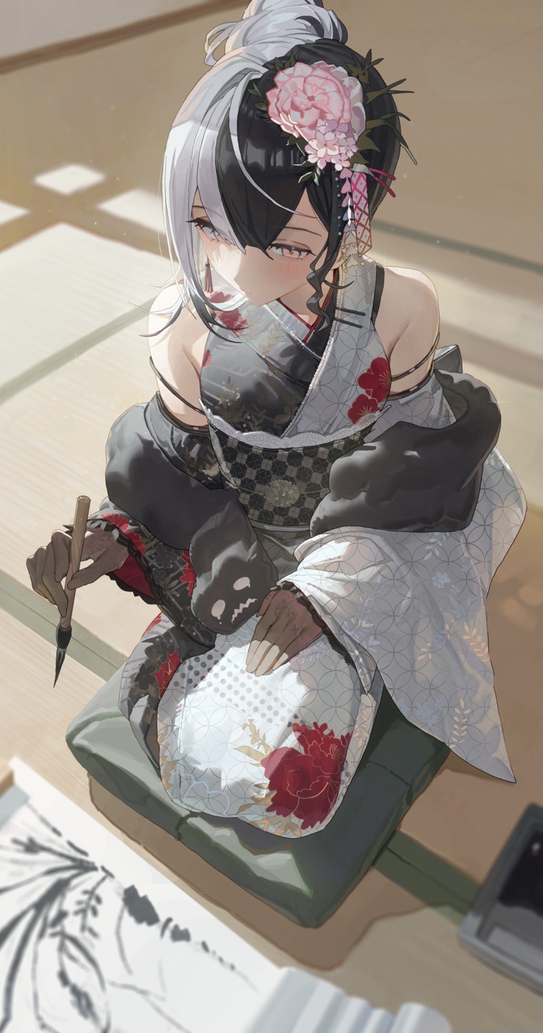 hololive, hololive_english, kimono, shiori_novella, starshell
