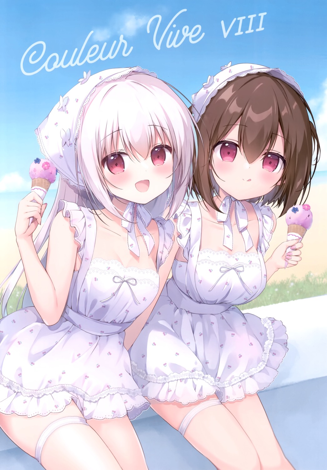 canvas+garden, dress, garter, inae_koron, miyasaka_naco, neru_(canvas+garden)